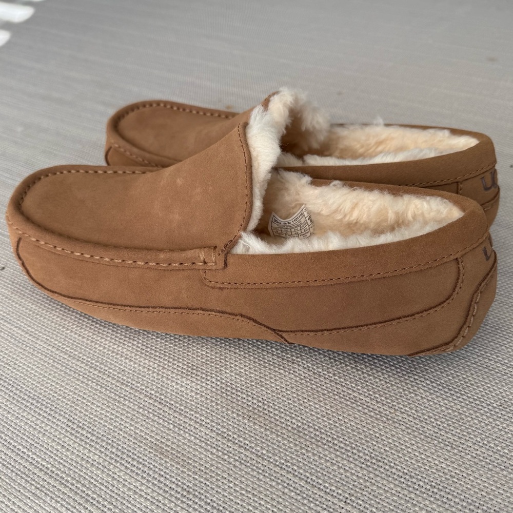 UGG MENS ASCOT SUEDE SLIPPERS